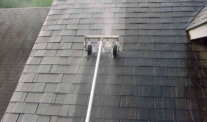 Moss Removal — Prestige Roofing project 3
